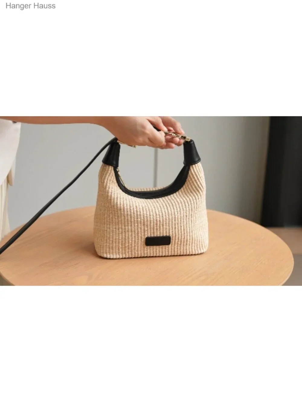 Straw Crossbody Bag for Women Summer Raffia Purse Handbag Beach Vacation